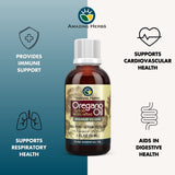Hojas de orégano de Amazing Herbs para aroma fresco y uso culinario.