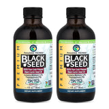 Aceite Amazing Herbs de semilla negra prensado en frío, botella para uso diario.