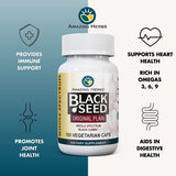 Envase de Amazing Herbs con capsulas veganas sin gluten.
