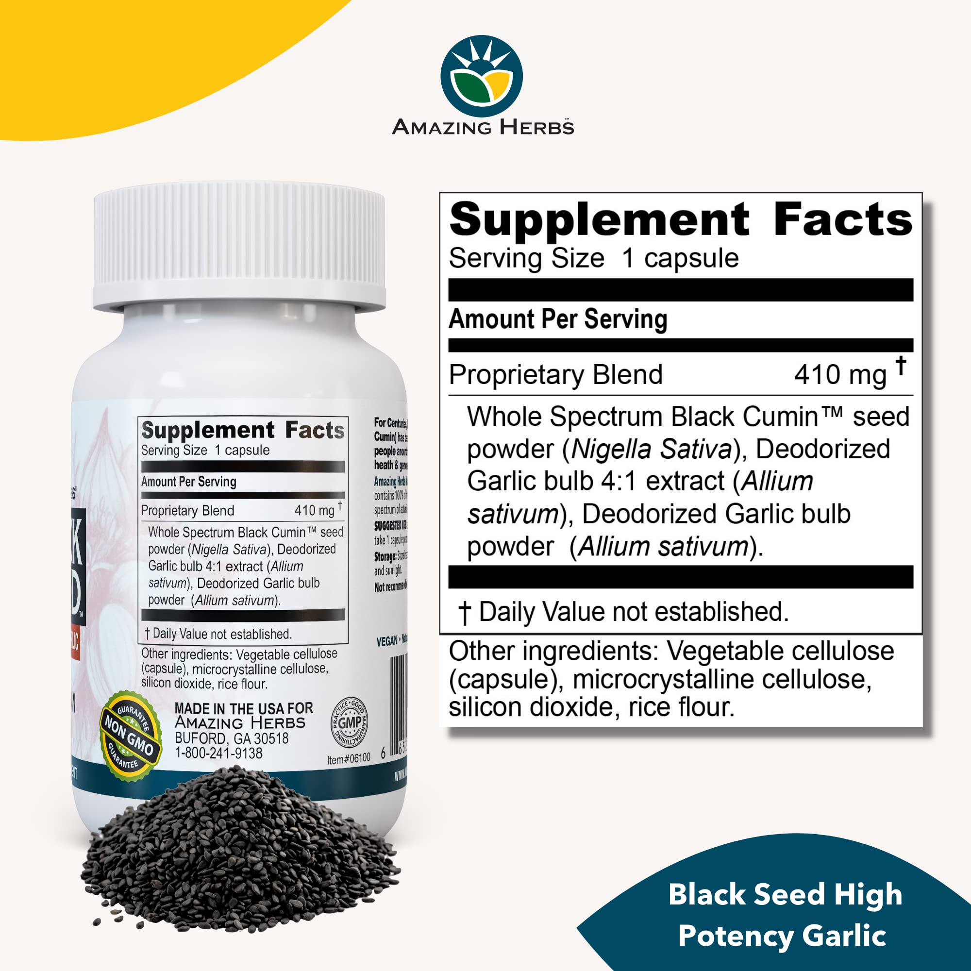 Amazing Herbs escena de vida activa con cápsulas y estilo saludable