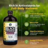 Amazing Herbs: etiqueta del producto clara con ingredientes naturales sin conservantes.
