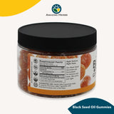 Amazing Herbs gomitas sabor naranja, textura suave para consumo diario y digestión equilibrada.