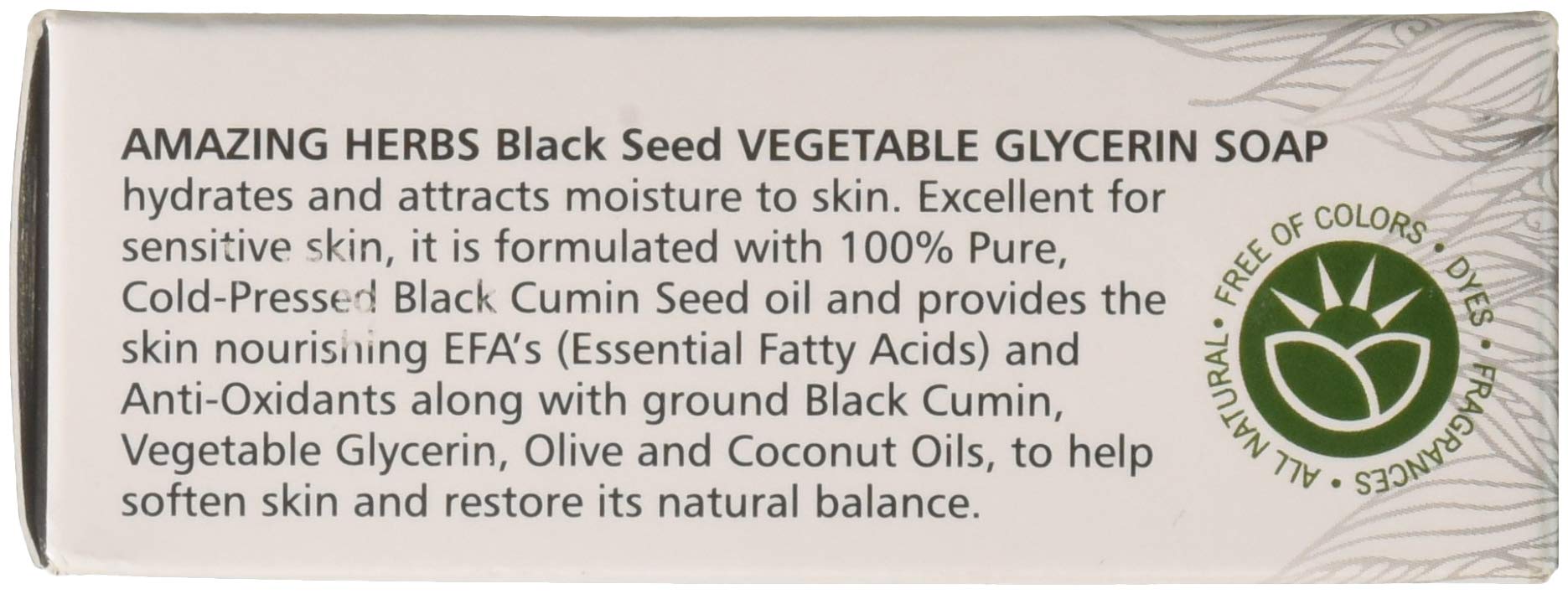 Amazing Herbs Jabón vegetal, uso diario en ducha para piel cómoda