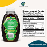 Amazing Herbs HoneyZest mezcla de ingredientes clave visibles con beneficios naturales