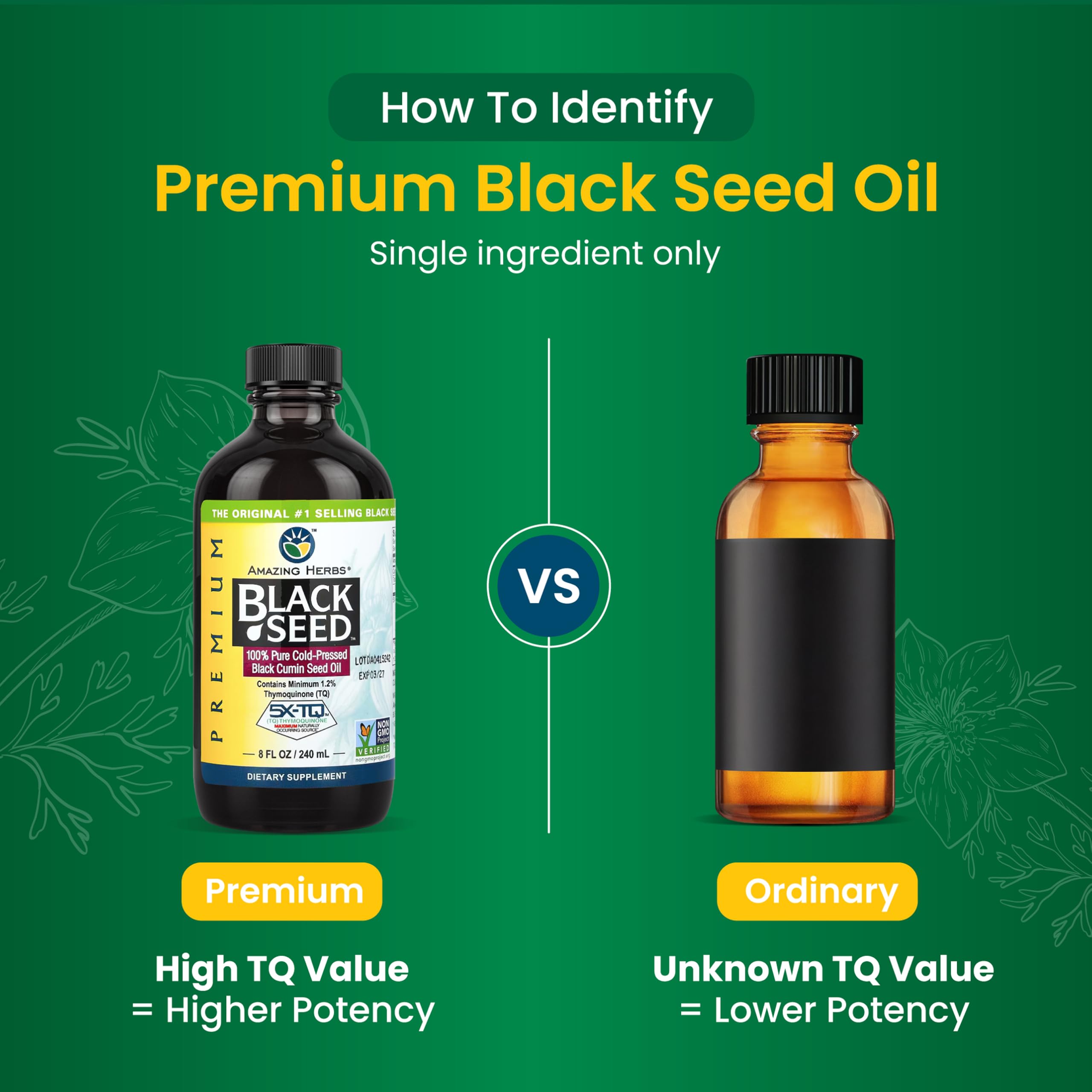 Proceso de prensado en frío en Estados Unidos para Amazing Herbs