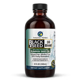 Aceite Amazing Herbs de semilla negra prensado en frío, ideal para uso diario.