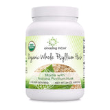 Amazing India polvo de psyllium, 5 g por porción, fibra para la rutina diaria