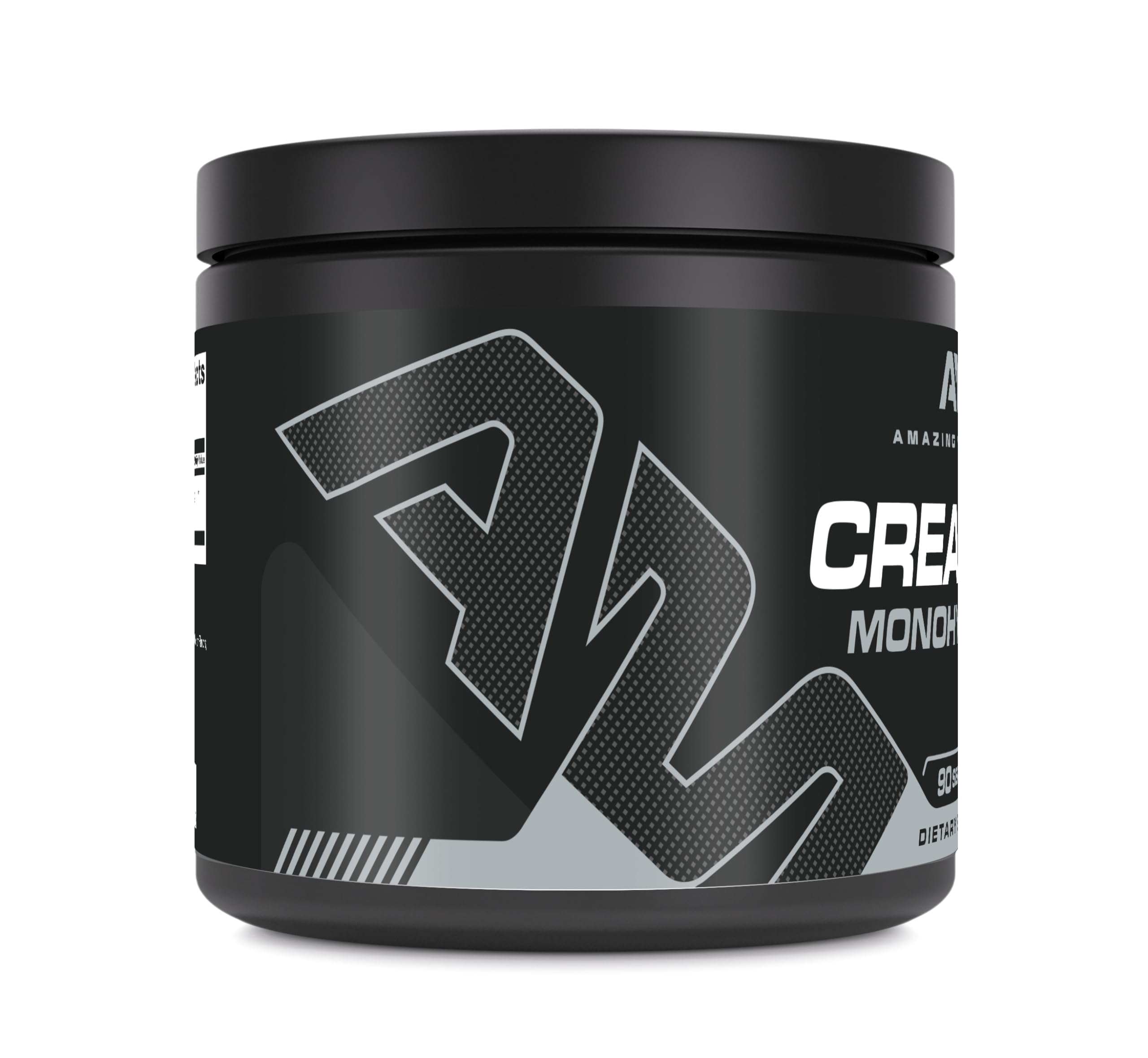 Amazing Muscle creatina micronizada monohidrato sin sabor para mezclar fácilmente.