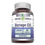 Amazing Nutrition aceites borraja 2000 mg en cápsulas, posible apoyo a la piel