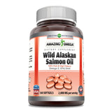 Amazing Nutrition Omega Salvaje de Salmón en frasco, fuente de Omega-3 para tu rutina diaria.