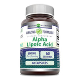 Amazing Nutrition Ácido Alfa Lipoico 600 mg en cápsulas para uso diario.