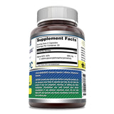 Amazing Formulas Alpha GPC, etiqueta de botella con porción de 2 cápsulas