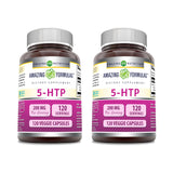 Botella de Amazing Formulas 5HTP para equilibrio diario.