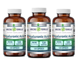 Amazing Nutrition Amazing Formulas ácido hialurónico 100 mg cápsulas para uso diario y hidratación de la piel