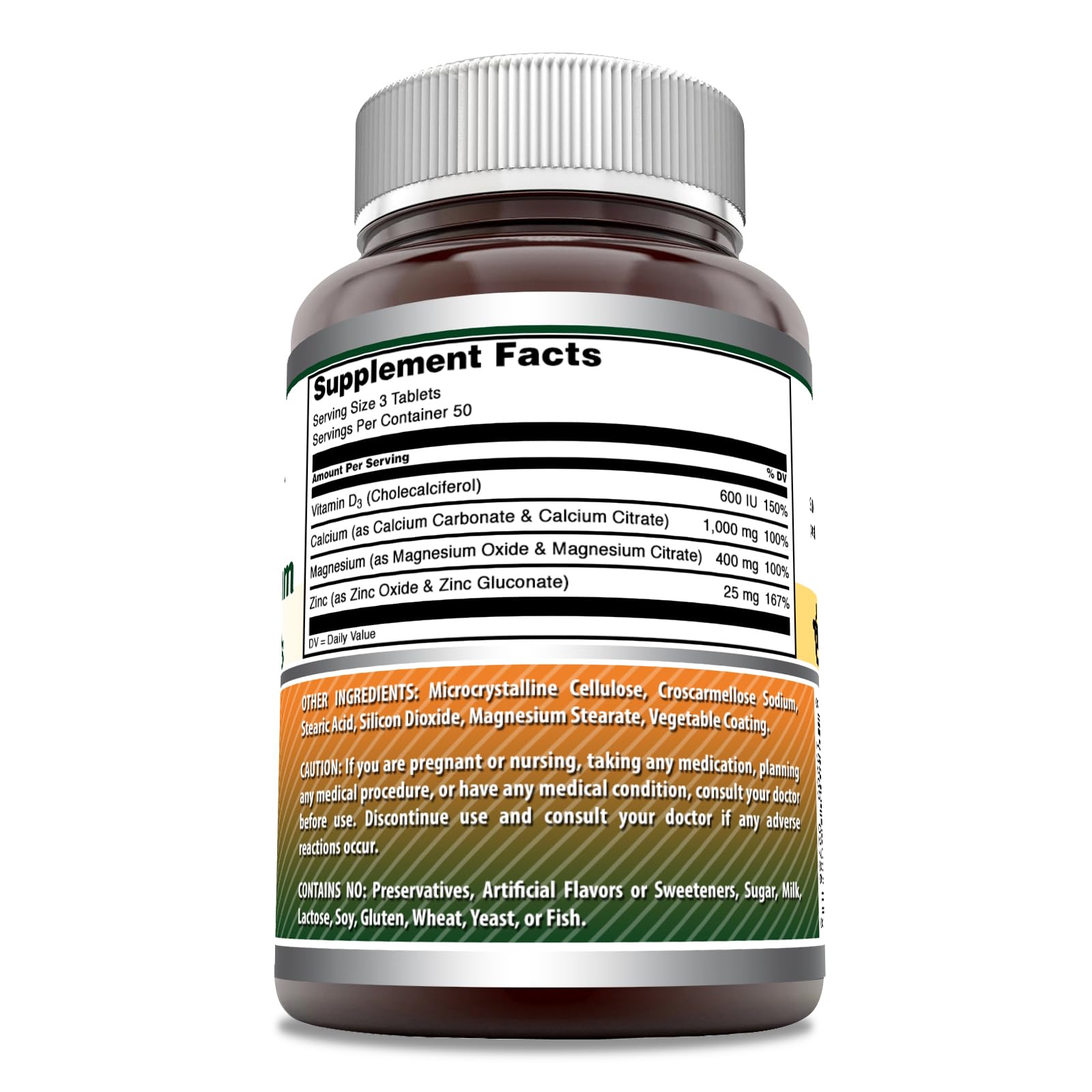 Botella Amazing Formulas con 50 porciones para uso diario.