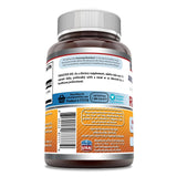 Etiqueta de Amazing Formulas Riboflavina 400 mg con certificado de pureza.