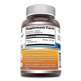 Vista frontal de Amazing Formulas Riboflavina 400 mg en cápsulas.