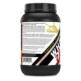 Batido con Amazing Muscle Whey en vaso, sabor avellana y textura suave