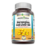 Amazing Nutrition Amazing Omega, botella de 60 cápsulas limón, apoyo diario de Omega-3