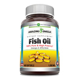 Amazing Nutrition Amazing Omega botella vertido para dosis diaria de omega-3
