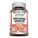Amazing Nutrition Amazing Omega Salmón - cápsulas fáciles de tomar para apoyo diario