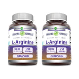 Amazing Nutrition L-Arginina 500 mg en cápsulas para apoyo diario de aminoácidos