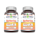 Berberina 1000 mg en cápsulas de Amazing Nutrition para apoyo diario del bienestar