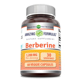 Amazing Nutrition Berberina 1200 mg en cápsulas vegetales para uso diario.