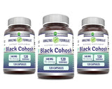 Amazing Nutrition Black Cohosh 540 mg, cápsulas, para apoyar el bienestar diario.