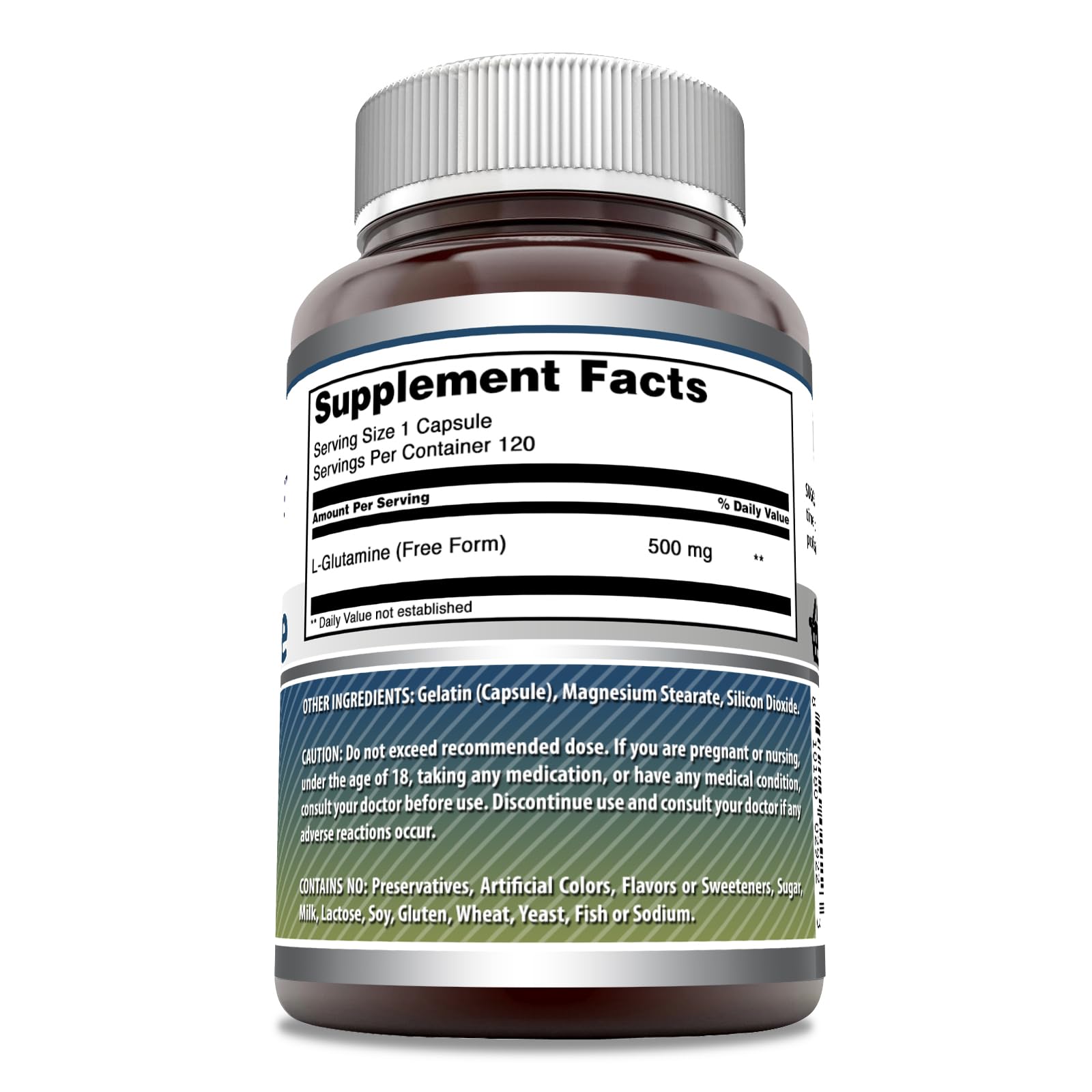 Amazing Nutrition frasco de 120 cápsulas para 120 porciones