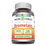  бутылка Amazing Nutrition Bromelina 500 mg para apoyo digestivo diario