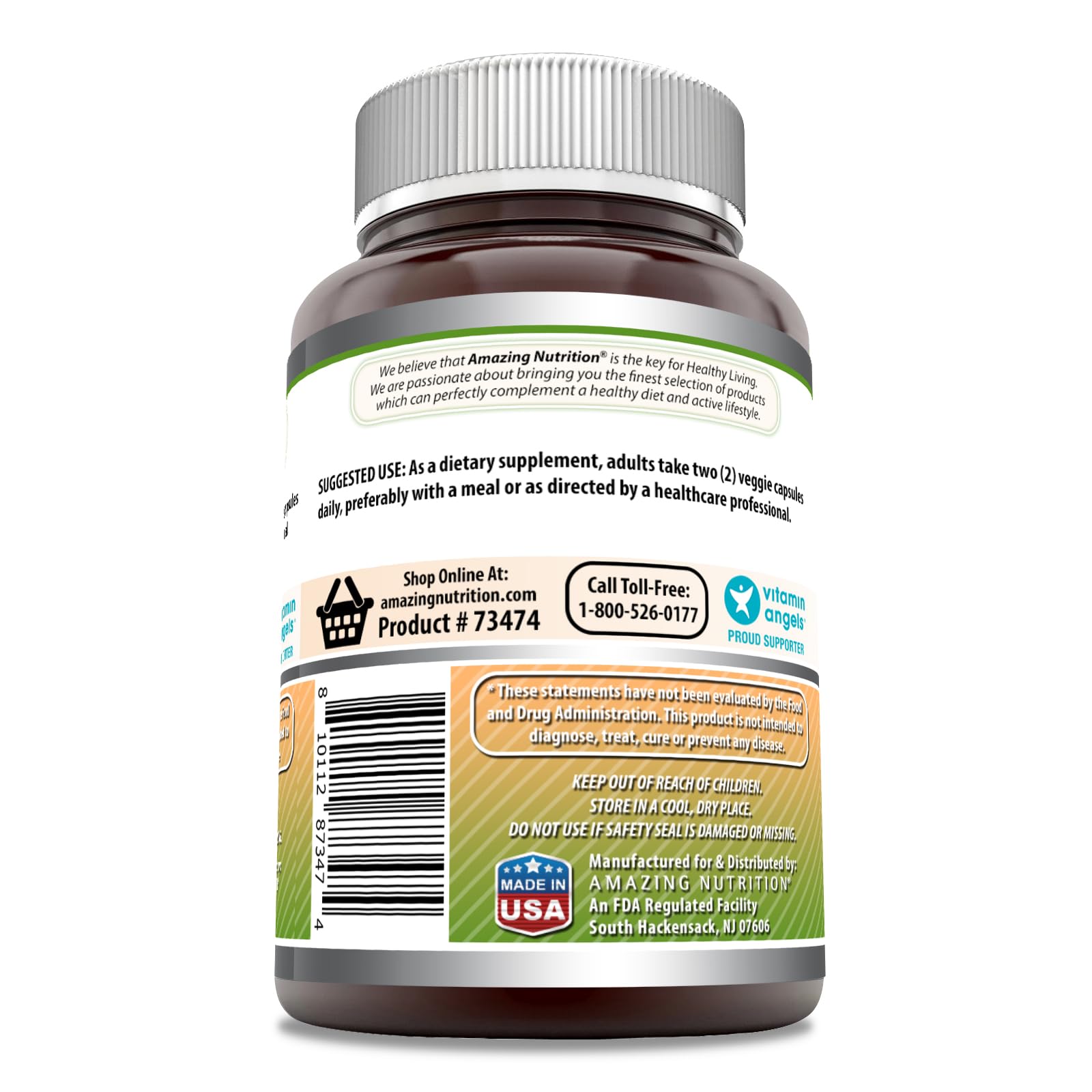 Producto sin OMG de Amazing Nutrition en cápsulas de frijol blanco.