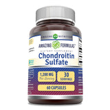 Amazing Nutrition condroitina sulfato 1200 mg, botella, pureza y potencia garantizadas.