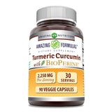 Amazing Nutrition Curcuma Curcumina Bioperine en cápsulas vegetales para el día a día