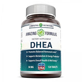 Amazing Nutrition DHEA 100 mg, sello de calidad GMP en el envase