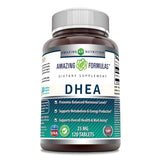 Amazing Nutrition DHEA, tabletas en botella, apoyo potencial a vitalidad diaria.