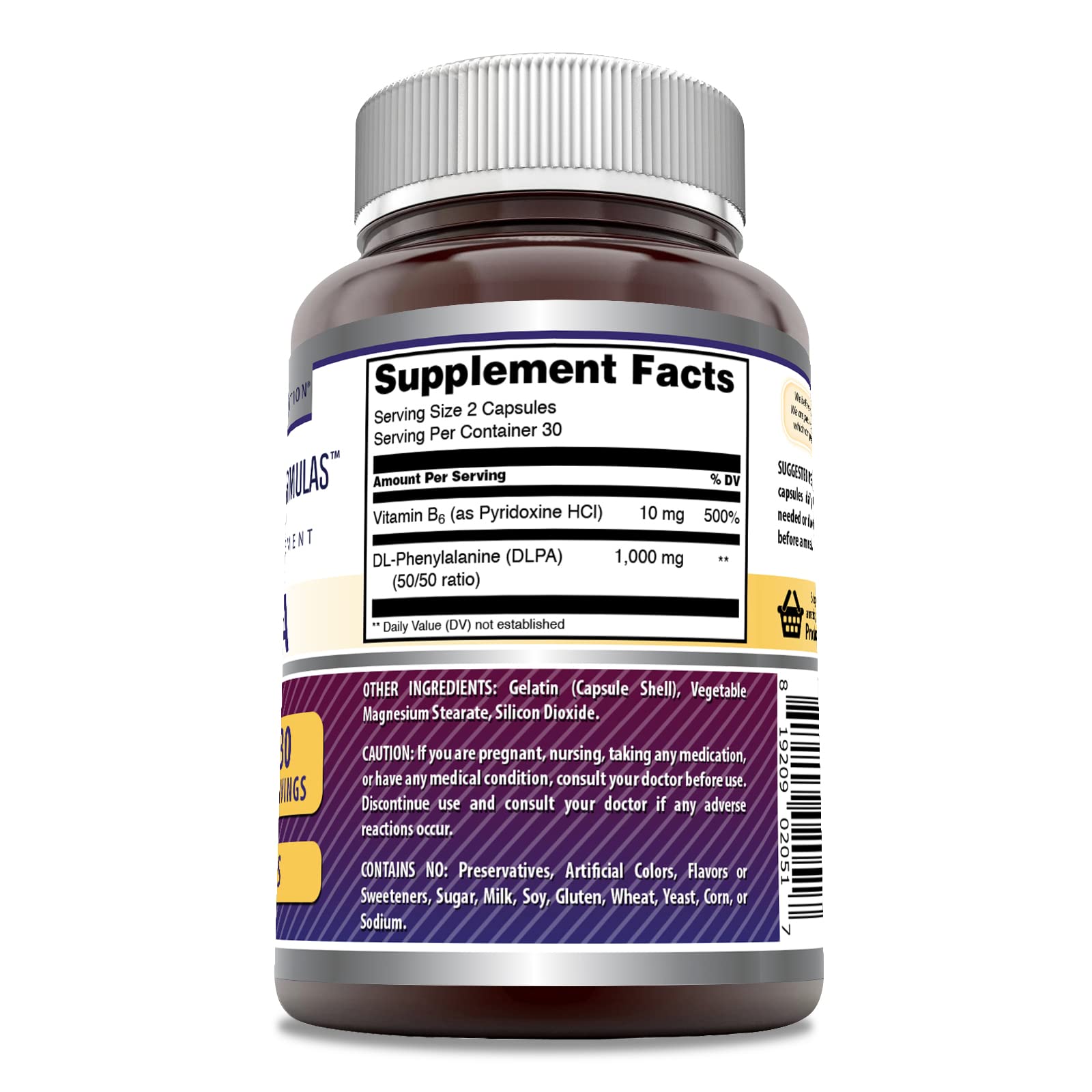 Amazing Nutrition DLPA, cápsulas y porciones, dosis diaria práctica