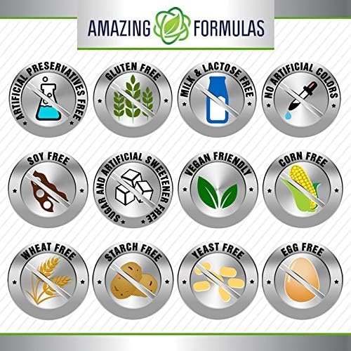Amazing Nutrition Echinacea 1300 mg etiqueta: información clara de pureza y seguridad.
