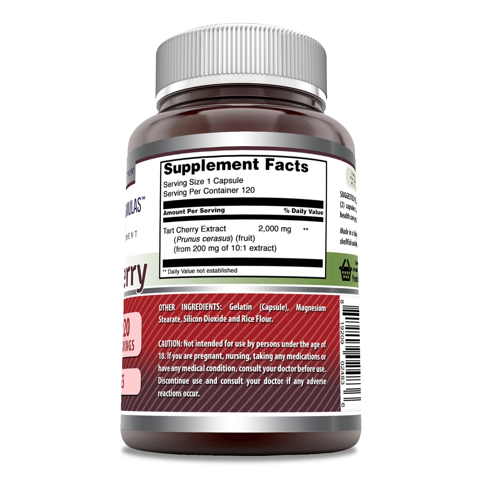 Etiqueta sin transgénicos de Amazing Nutrition para opción natural.