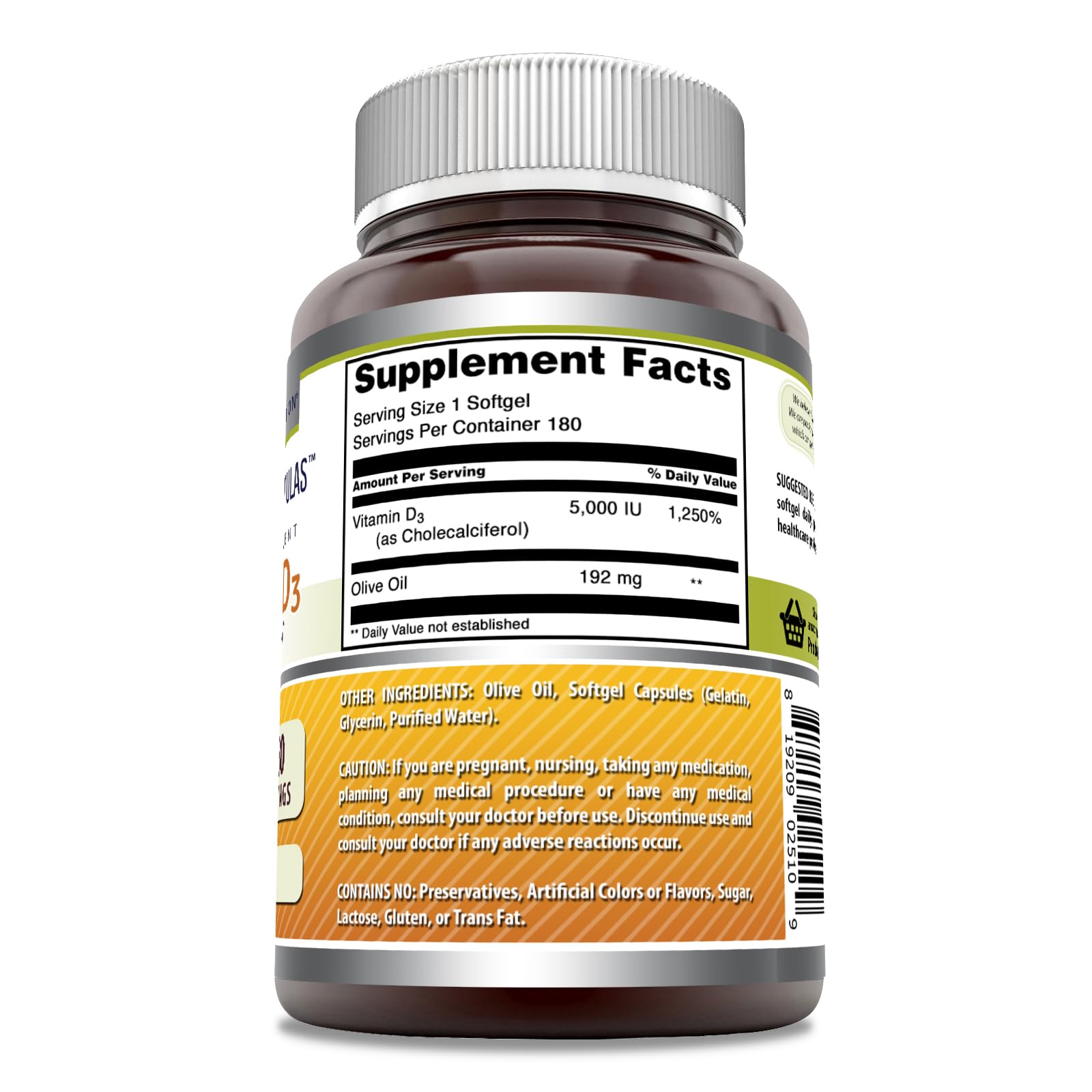 Amazing Nutrition hecho en Estados Unidos, empaque para almacenamiento cómodo.