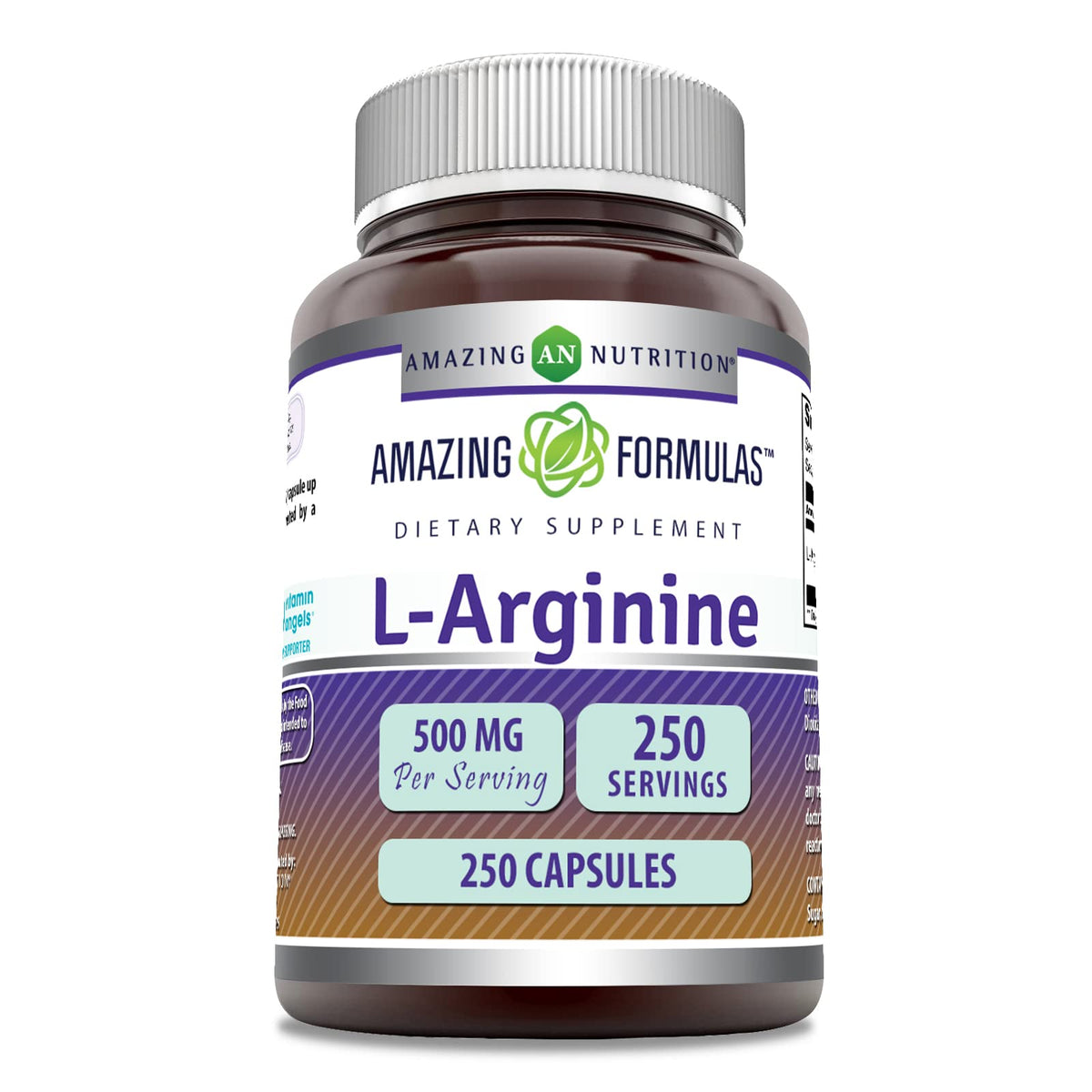 Amazing Nutrition L-Arginina 500 mg en cápsulas para uso diario