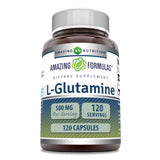 Amazing Nutrition L-Glutamina cápsulas 500 mg para uso diario