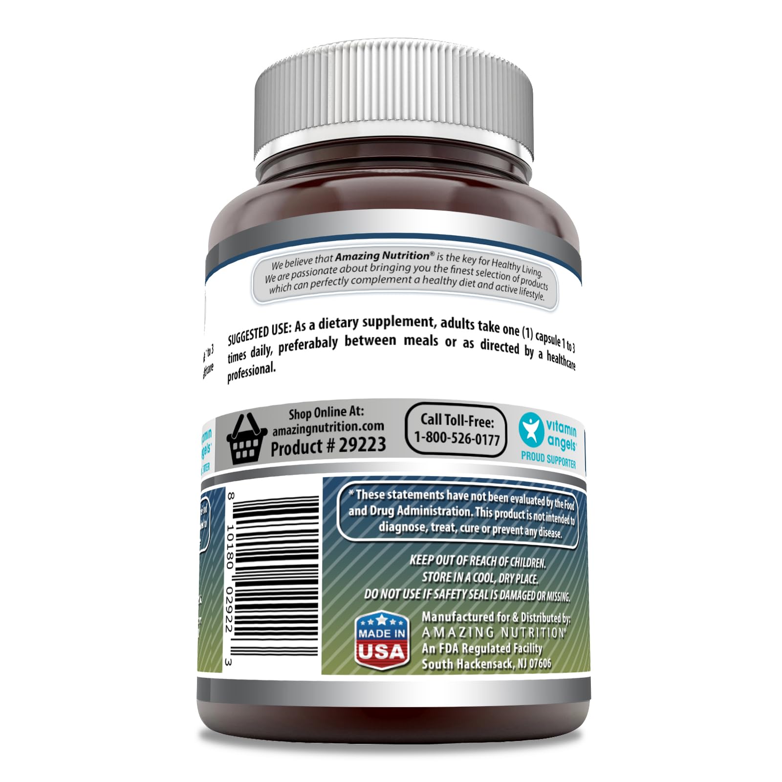 Amazing Nutrition fórmula libre de OMG y gluten para seguridad