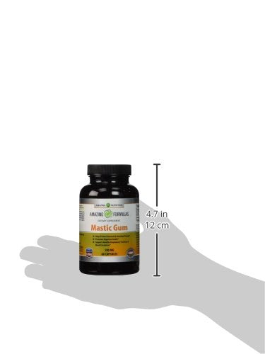 Amazing Nutrition Goma Mástica 1000 mg, cápsulas dentro del bote, fácil dosificación.