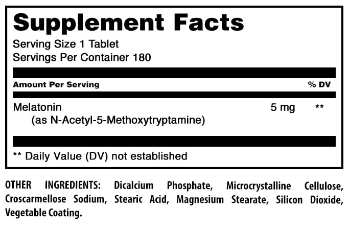 Sello de prueba de terceros en envase de Amazing Nutrition Melatonina.