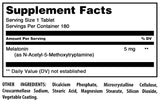Sello de prueba de terceros en envase de Amazing Nutrition Melatonina.