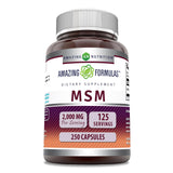 Amazing Nutrition MSM cápsulas 2000 mg: apoyo a la movilidad diaria
