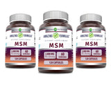 Amazing Nutrition MSM cápsulas en embalaje: posible apoyo al bienestar diario