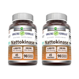 Amazing Formulas nattokinasa, cápsulas vegetales, apoyo diario al bienestar general.