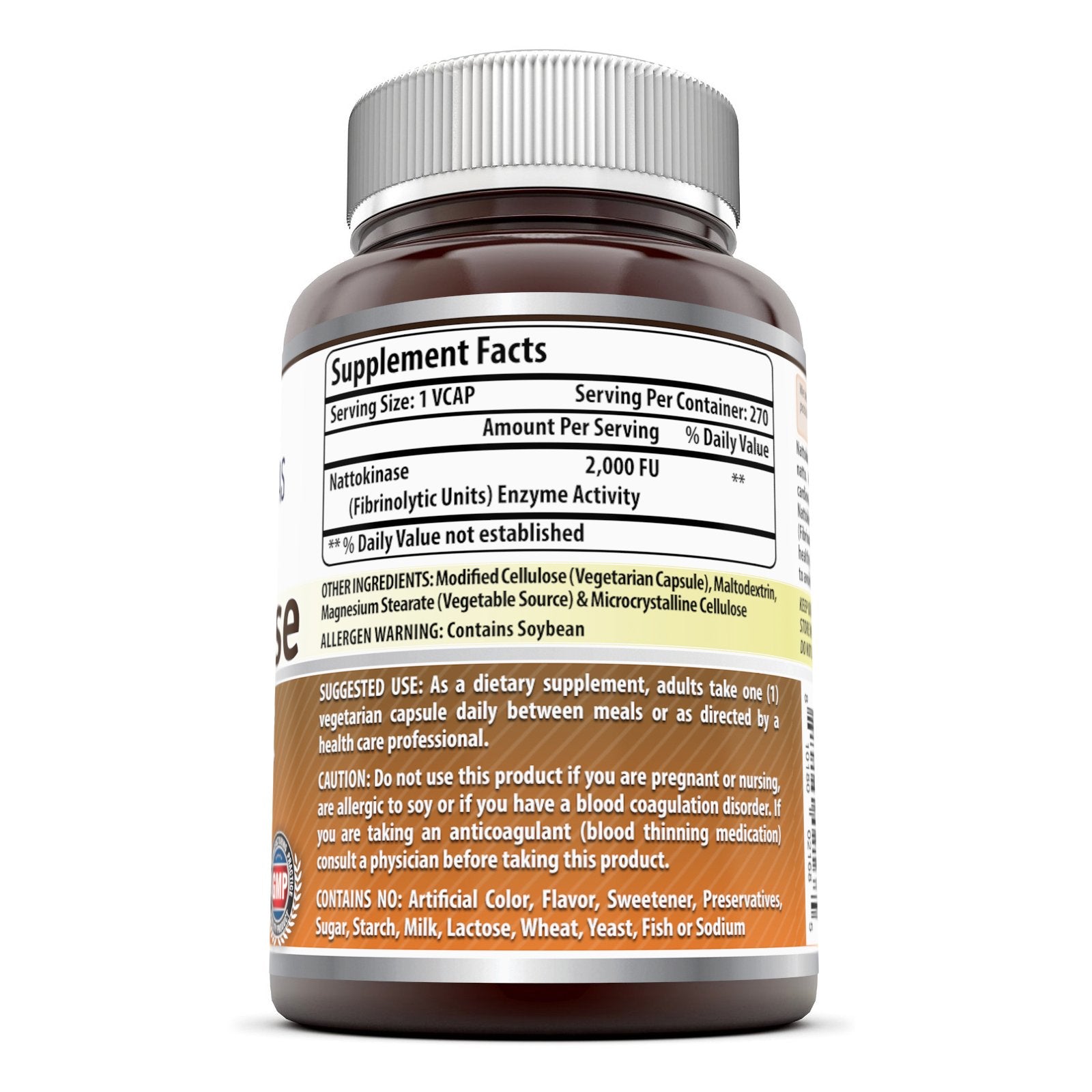 Amazing Nutrition Nattokinase enzima natto con 2000 FU para uso diario